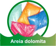 Areia dolomita cores