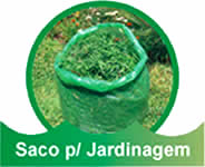 Saco plástico p/ jardinagem